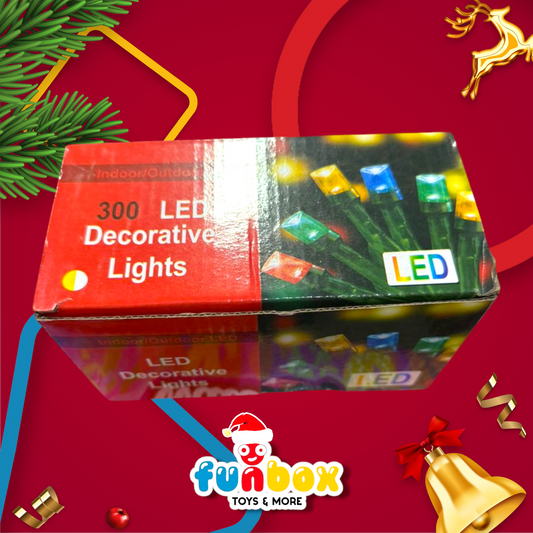 300 LED Decorative Lights – Multicolor Magic for Every Space!