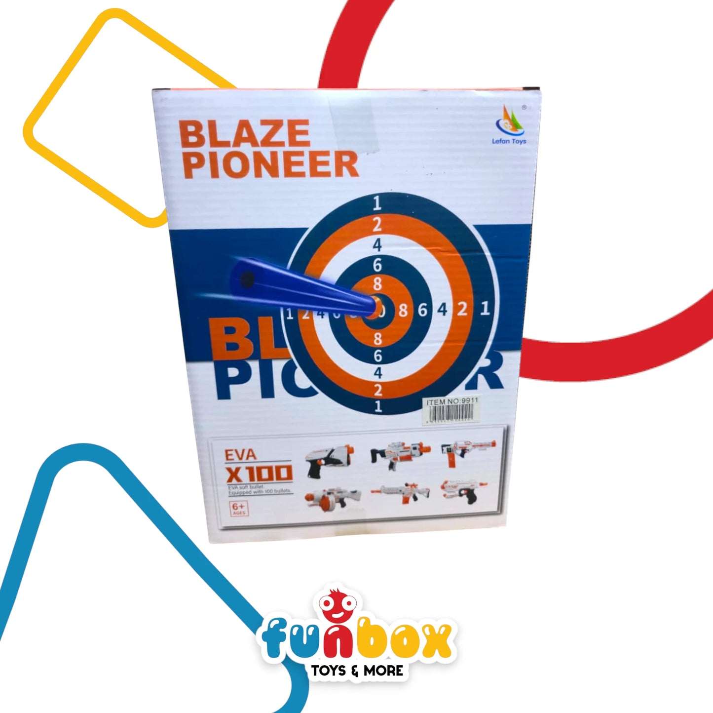 Blaze Pioneer – 100 Foam Bullet Refill Pack for Toy Blasters