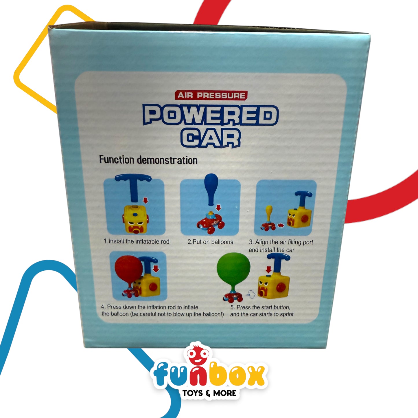 Air Pressure Powered Car – STEM Racing Fun
