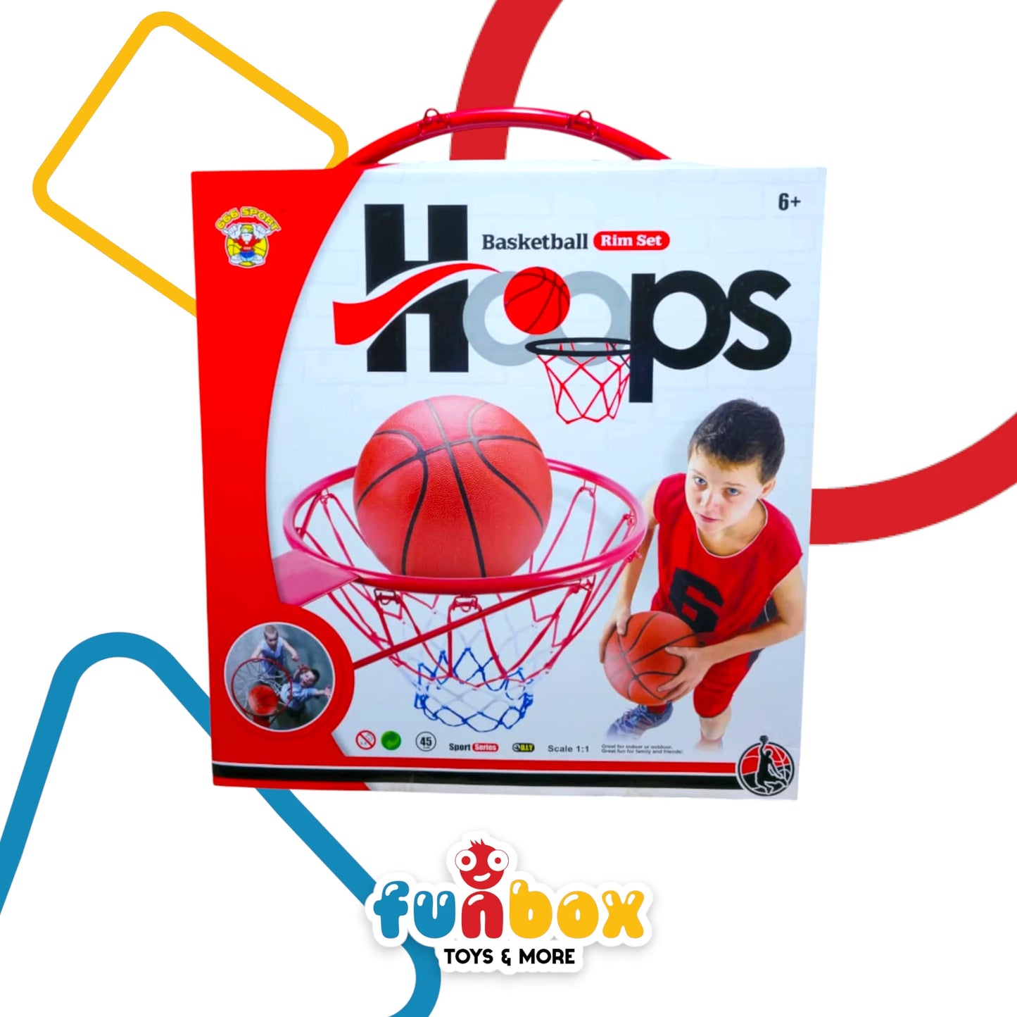 Basketball Rim Set – 1:1 Scale Single Edition for Active Kids