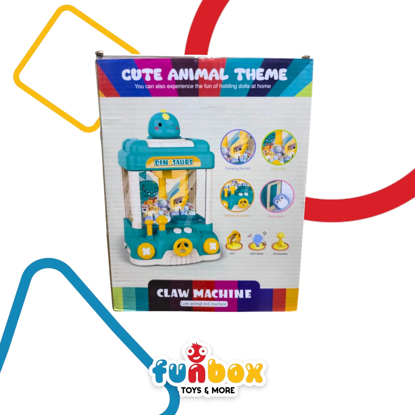 Claw Machine – Cute Animal Doll Edition with Light, Music & Action Bars