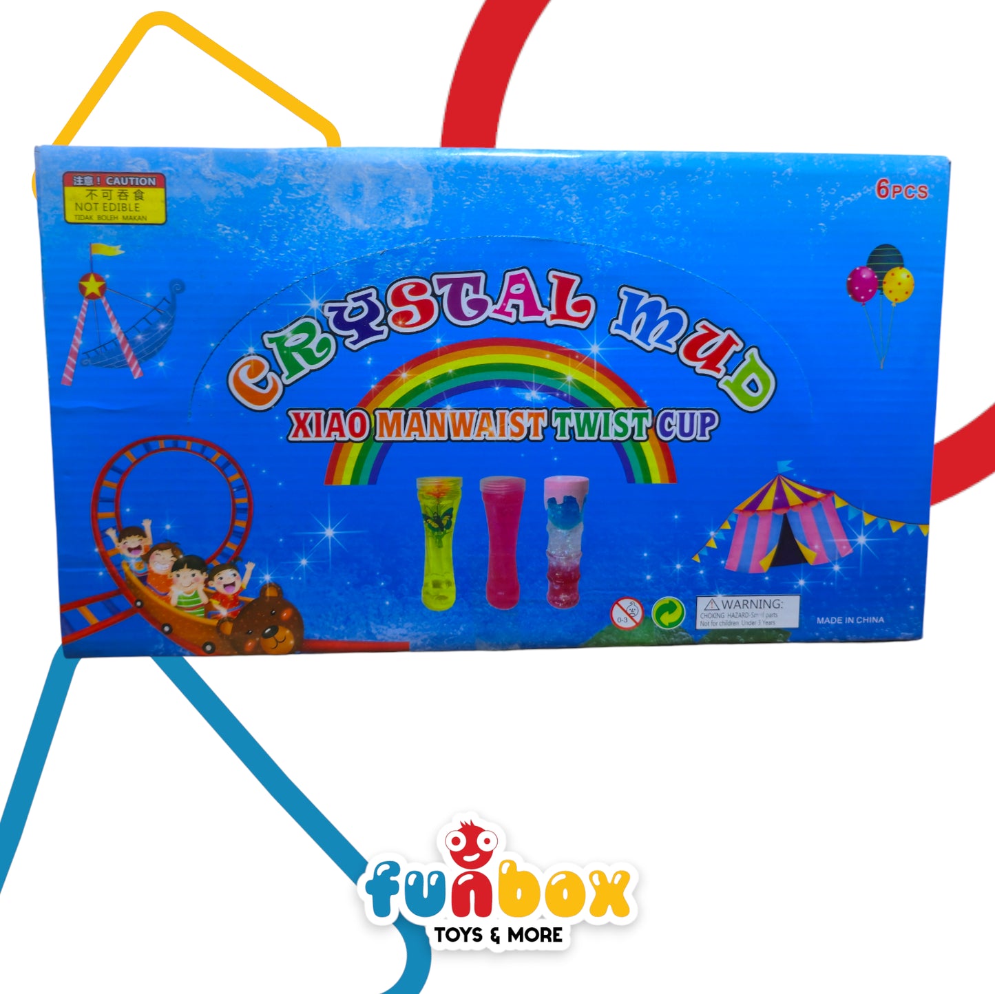 Crystal Mud - Slime – 1 Piece Sensory Play Set