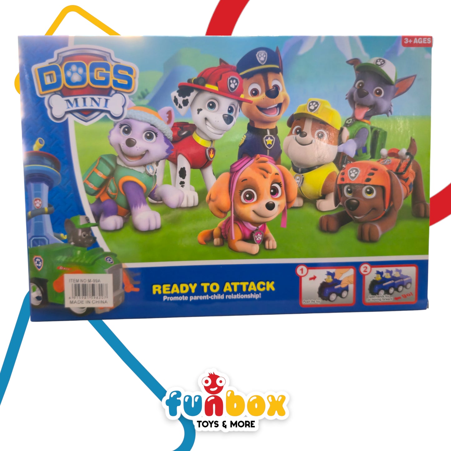 Dogs Mini Cartoon Series Toys – 6-Piece Collectible Set