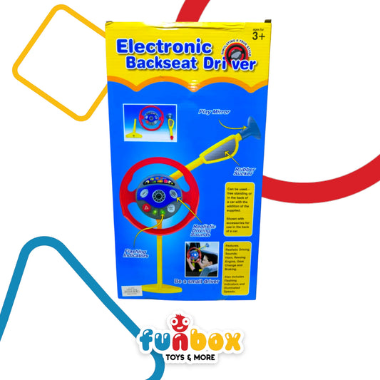 Electronic Backseat Driver – Interactive Steering Toy for Imaginative Road Adventures