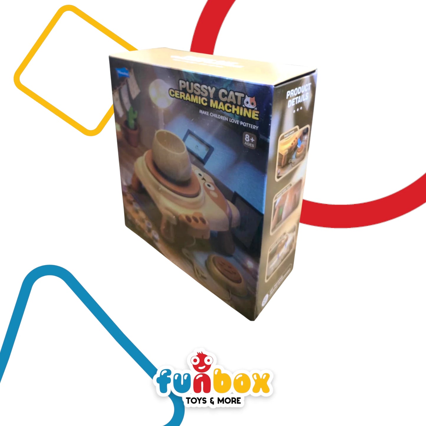 Pussycat Ceramic Machine – Electric Pottery Wheel for Artistic Kids