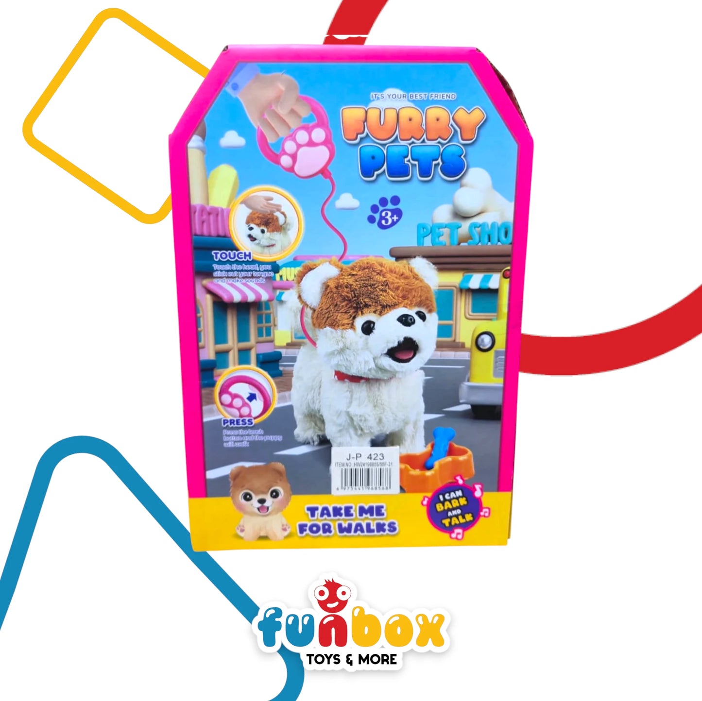 Furry Pet – Interactive Walking & Singing Puppy Toy with Touch Response