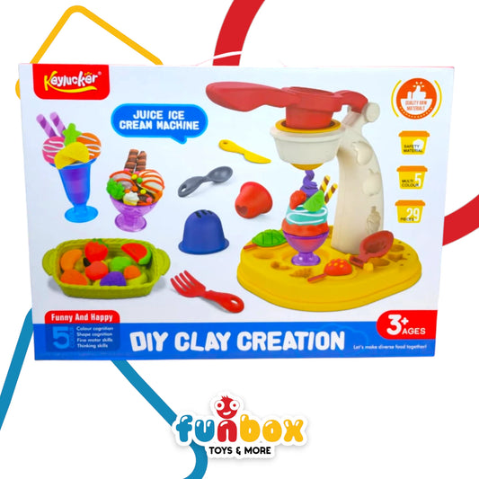 DIY Clay CreationSet – Keylucker – Juice & Ice Cream Machine