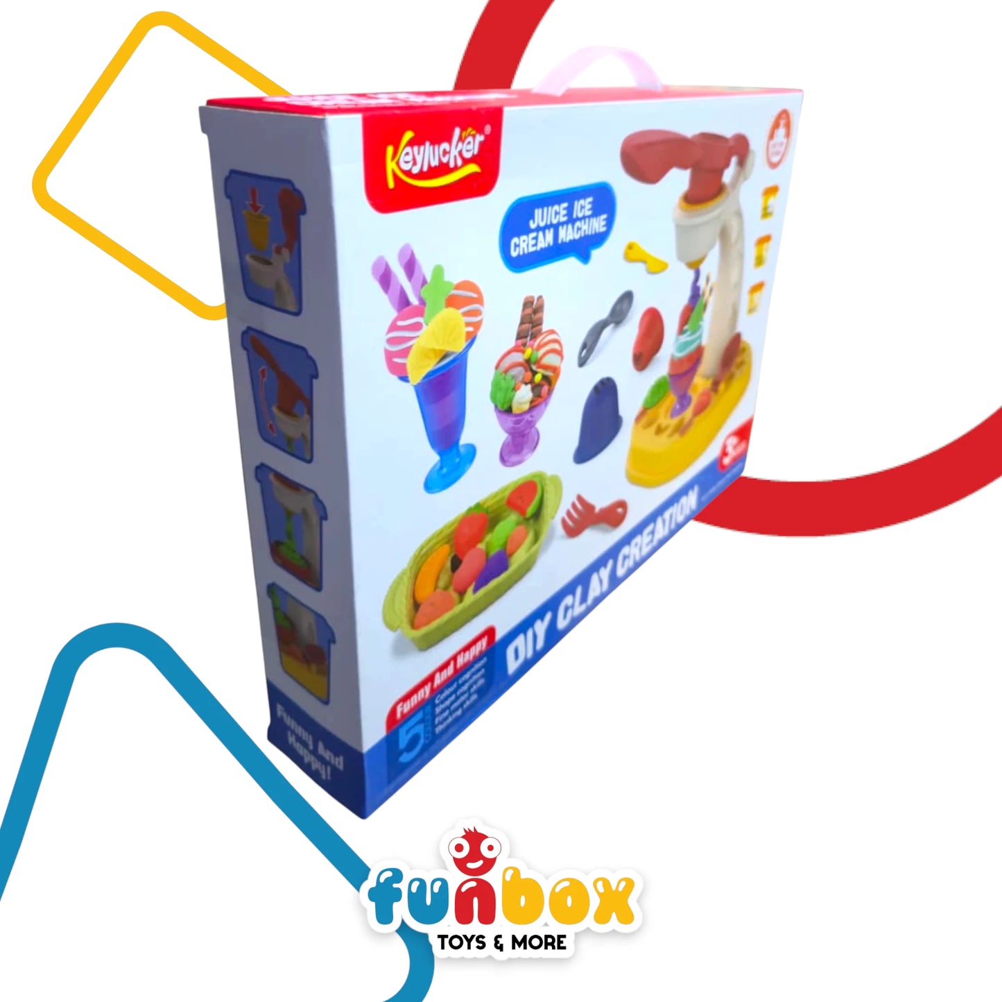 DIY Clay CreationSet – Keylucker – Juice & Ice Cream Machine