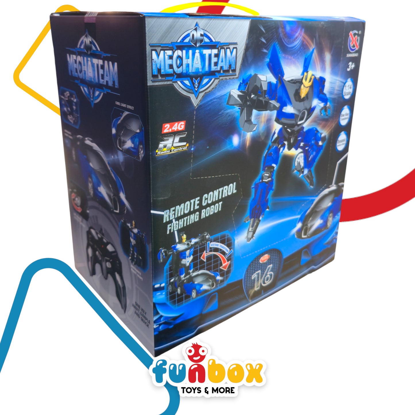 Mecha Team Remote Control Fighting Robot – Transforming & Interactive Robot Toy for Kids