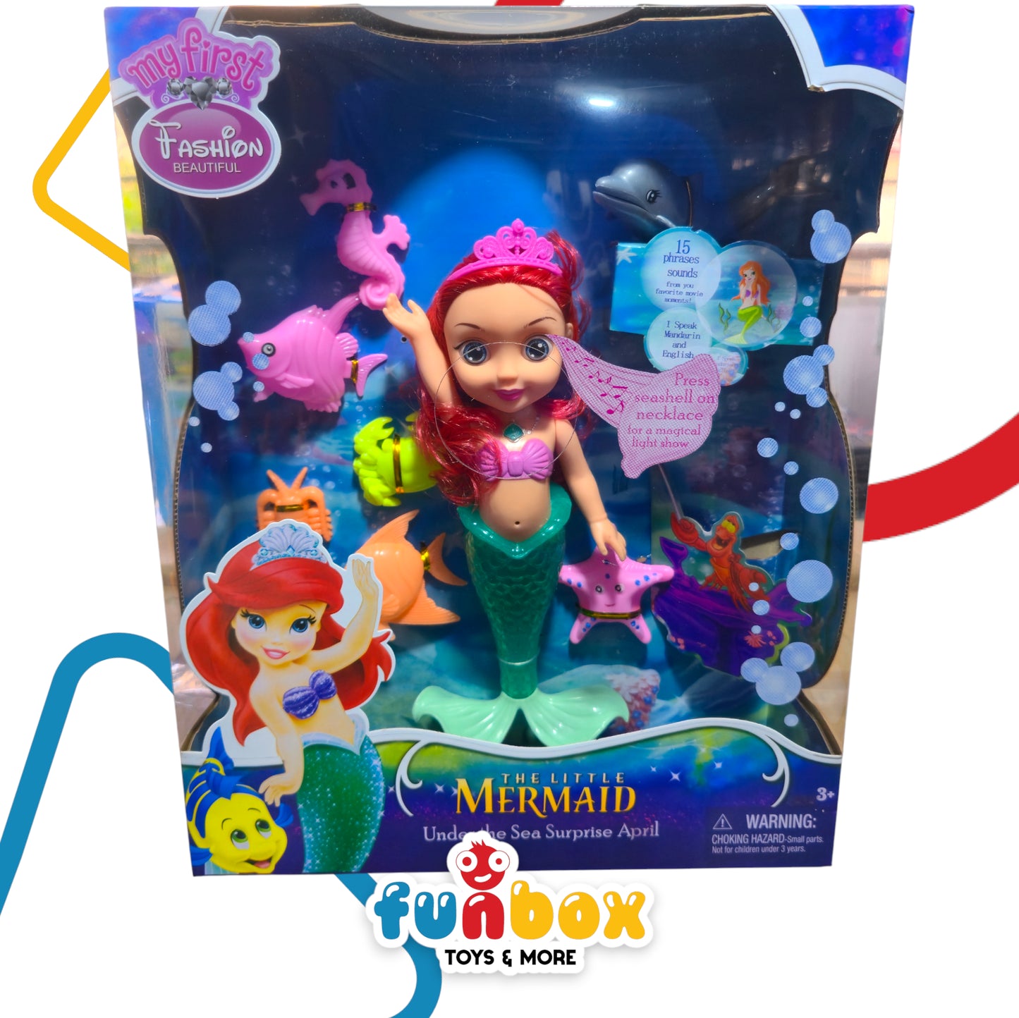 The Little Mermaid Under the Sea Surprise – Magical Princess Doll for Kids