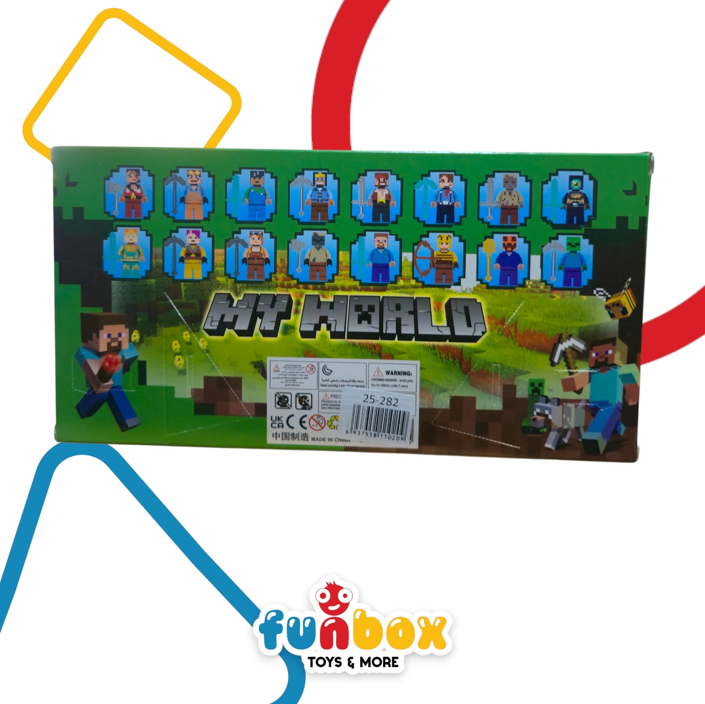 Minecraft My World Small Figurines – 16-Piece Collectible Set for Kids