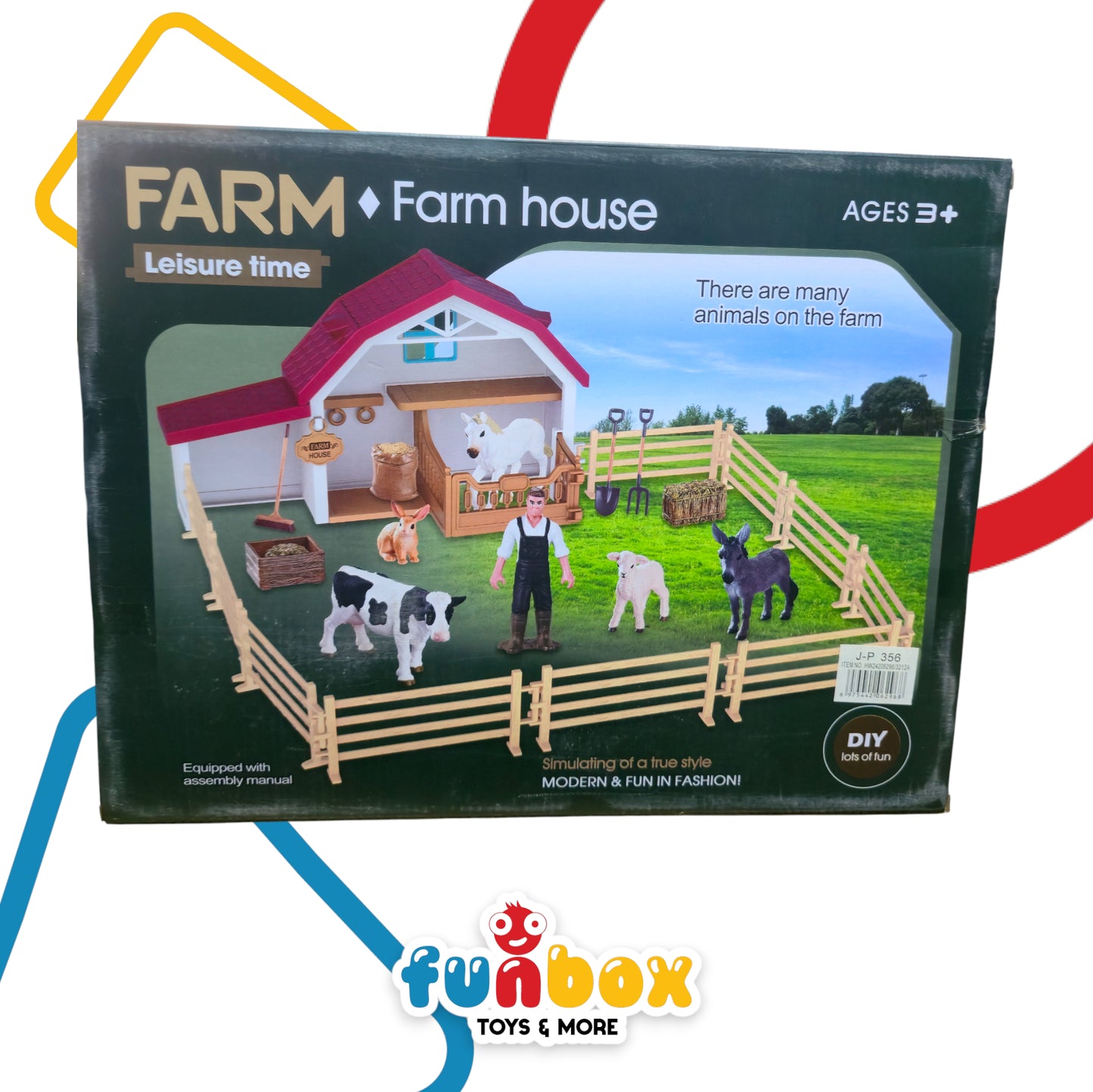 Farm Farm House DIY Set – Interactive Animal & Farm Play for Kids