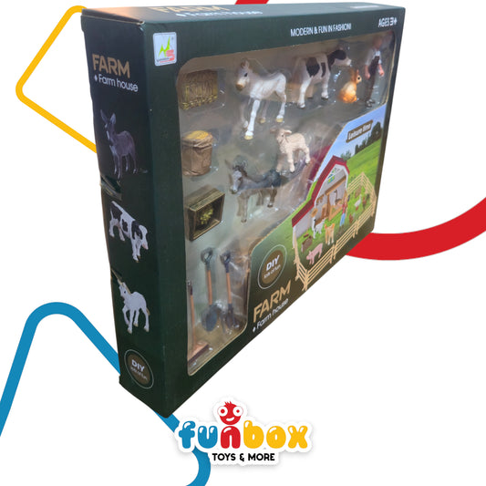 Farm Farm House DIY Set – Interactive Animal & Farm Play for Kids