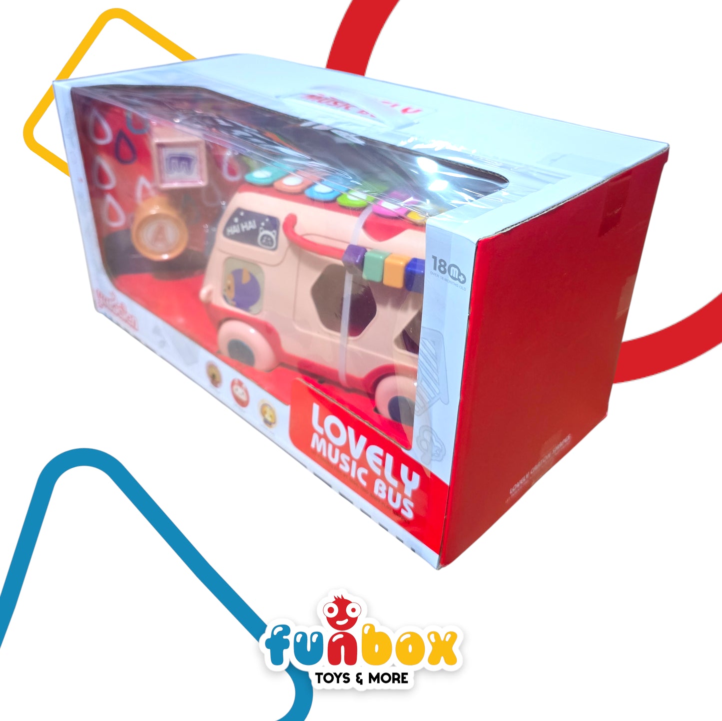 Lovely Music Bus – 2-in-1 Musical & Educational Toy for Toddlers