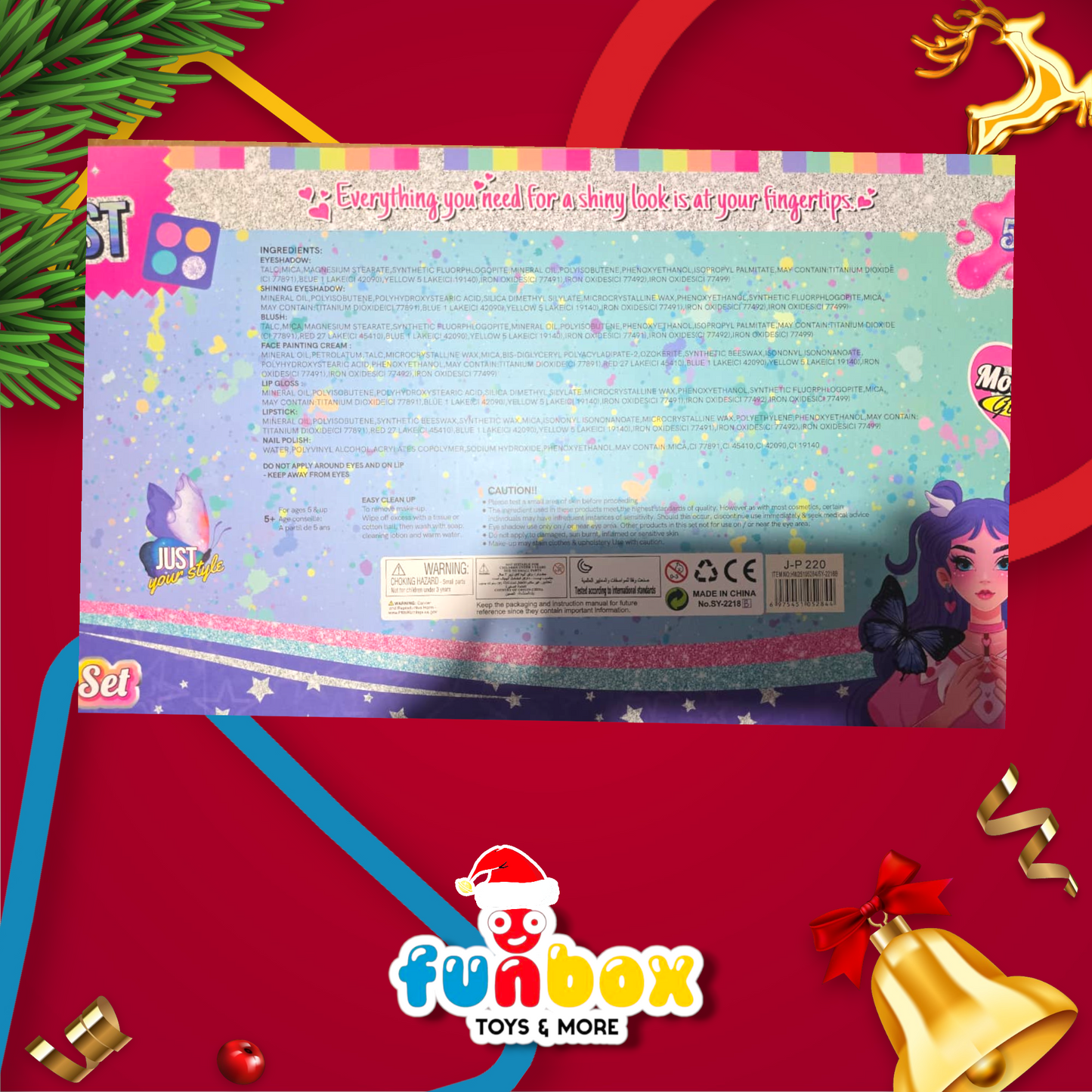 Makeup Artist Cosmetics Set – Sparkle & Style for Modern Girls