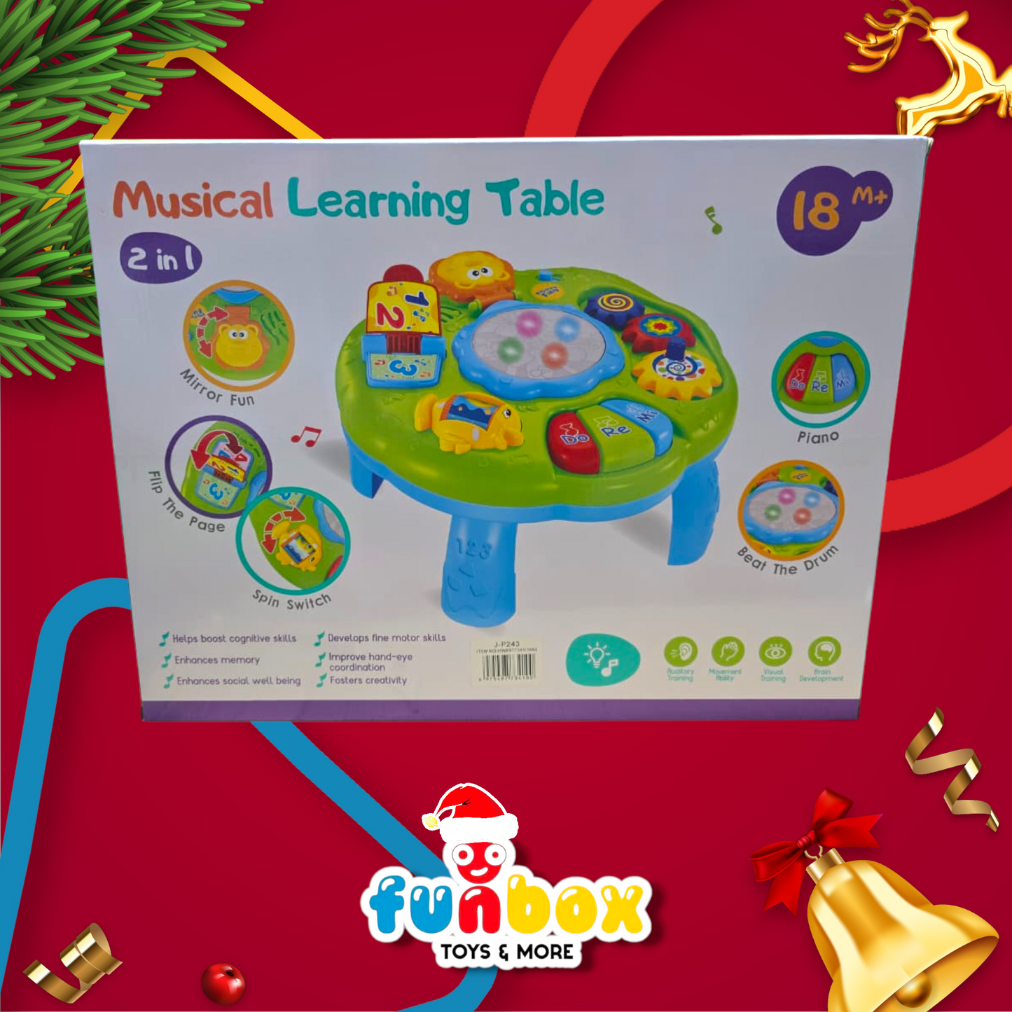 Musical Learning Table – 2-in-1 Play & Learn Fun!