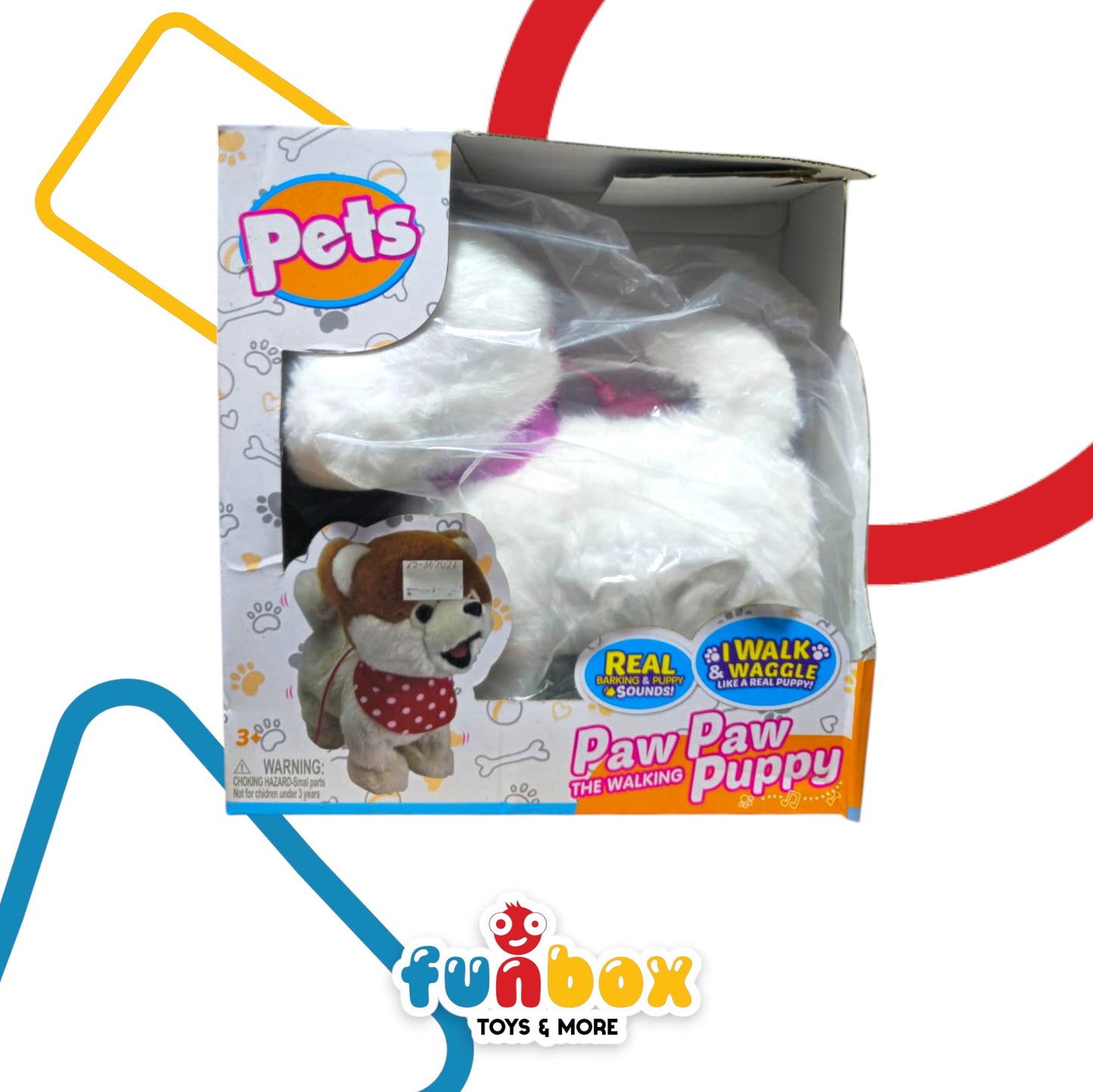 Paw Paw Puppy – Interactive Walking Pet with Real Sounds & Wagging Motion