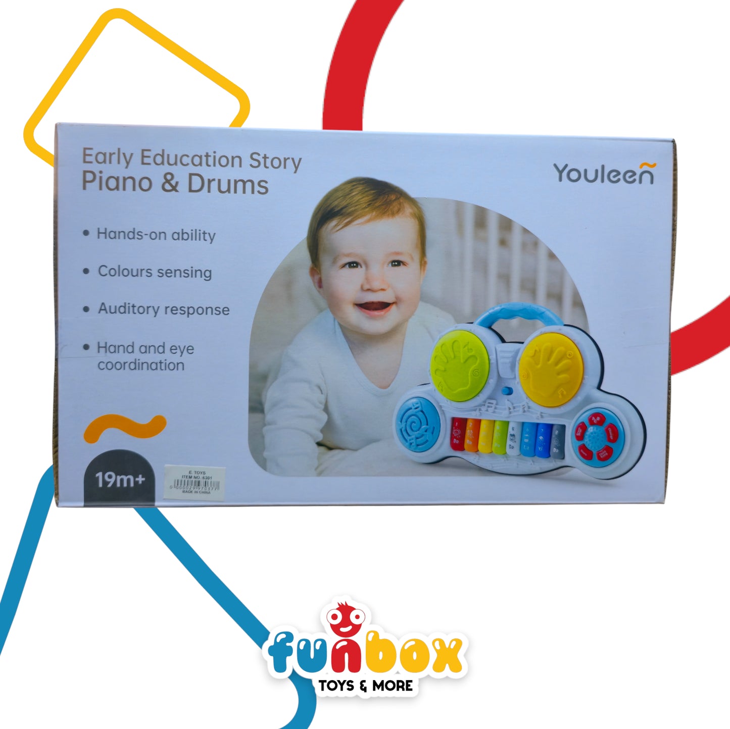 Early Education Story Piano and Drums – Musical & Learning Toy for Toddlers