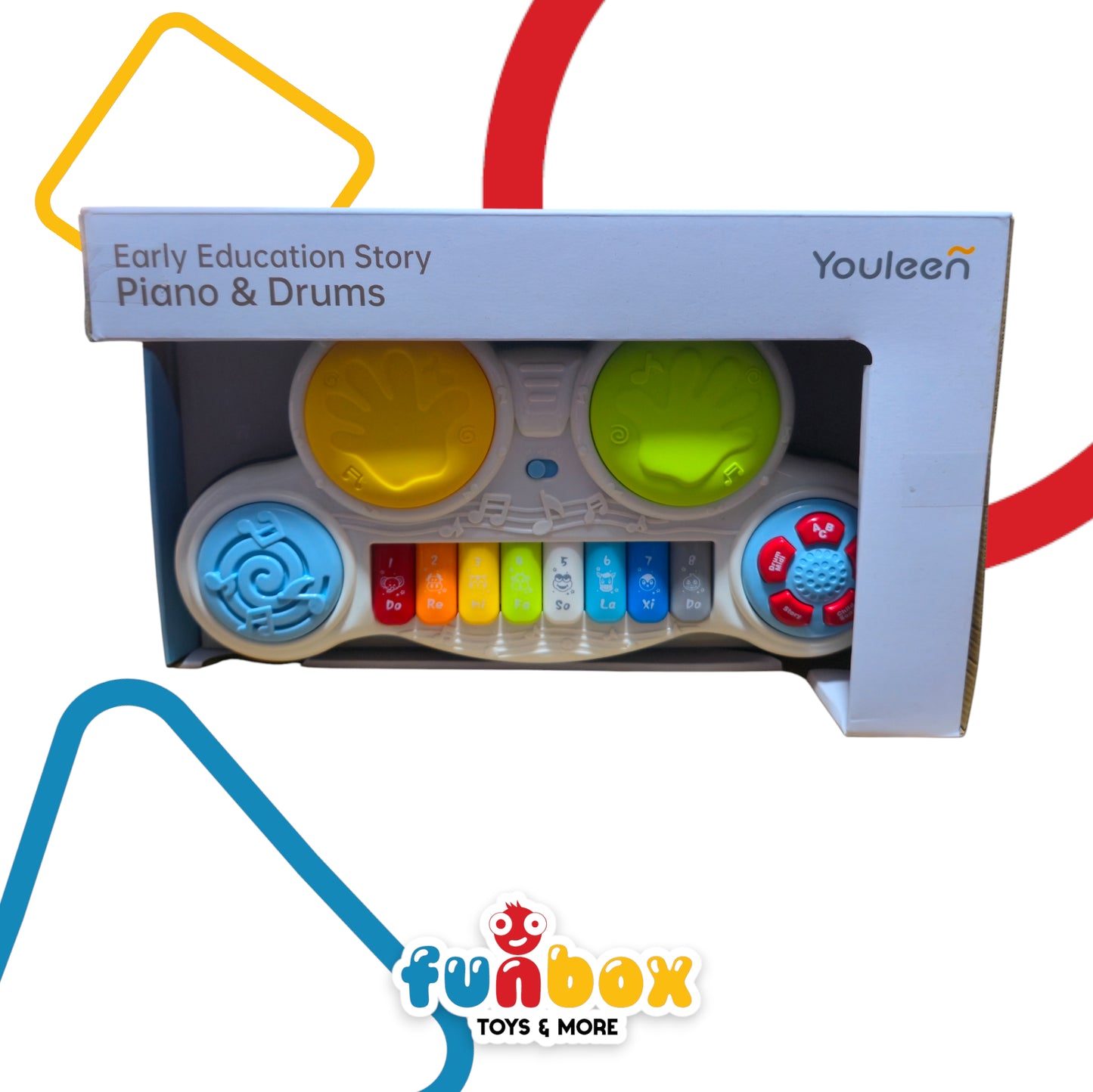 Early Education Story Piano and Drums – Musical & Learning Toy for Toddlers