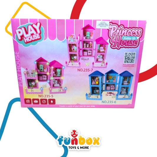 Princess Building Villa – 32+ Piece Play House Construction Set