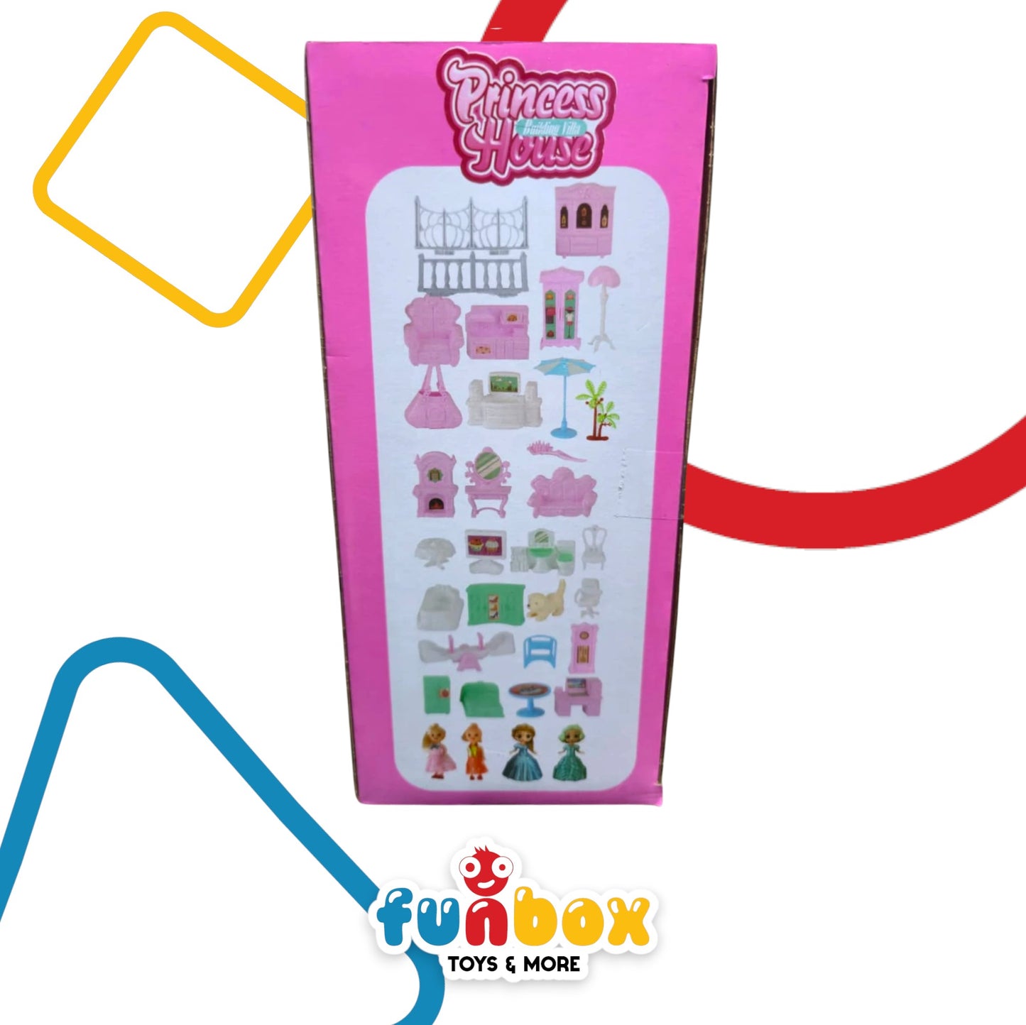 Princess Building Villa – 32+ Piece Play House Construction Set