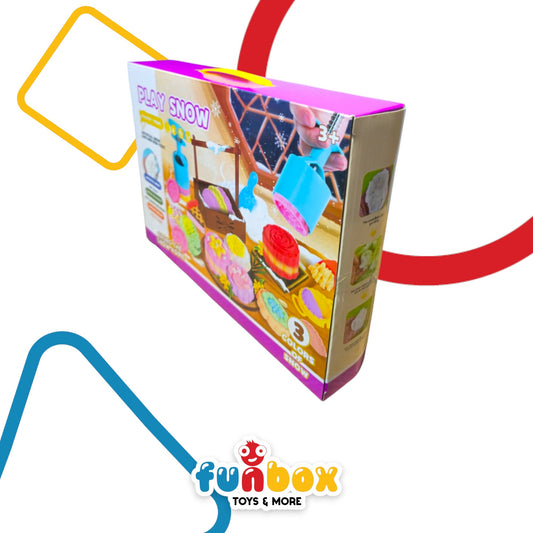 Play Snow – Artificial Snow Pastry-Themed Sensory Set