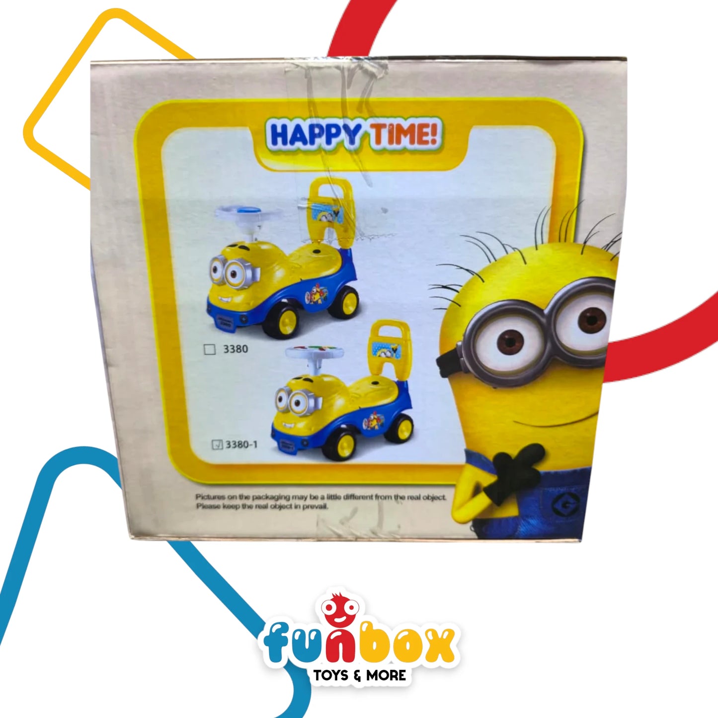 Despicable Me Puzzle Car – Educational Ride-On Toy with Storage