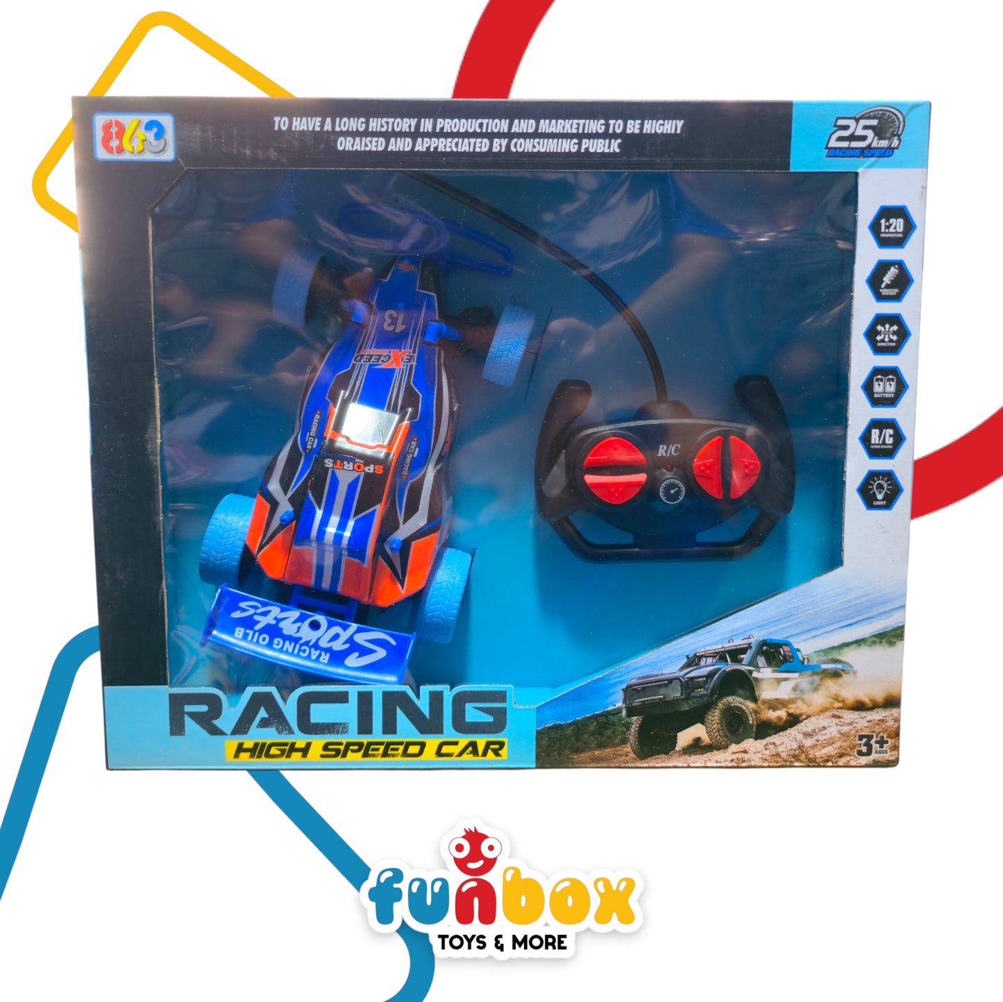 Racing High-Speed Car – Fast & Exciting Toy Vehicle for Kids