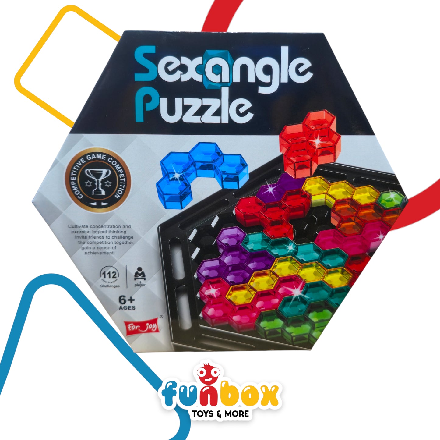 Sexangle Puzzle – Competitive Logic & Strategy Game for Kids