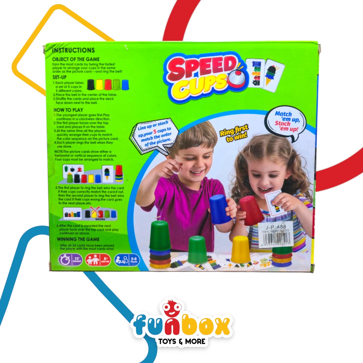 Speed Cup – Fast-Paced Party Game for Up to 6 Players