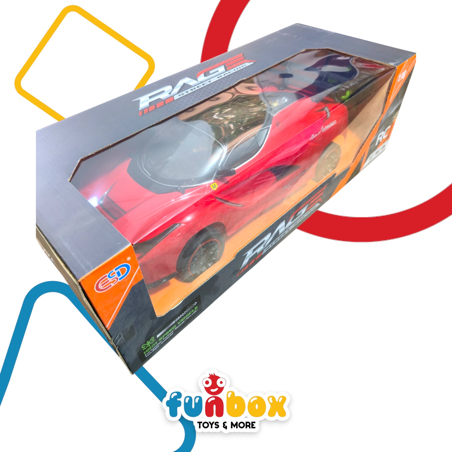 Red Edition – Street Racing High Speed Vehicle – Fast & Exciting Toy Car for Kids