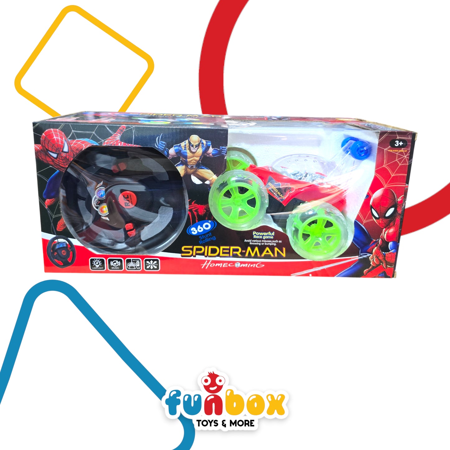 Spiderman Homecoming Powerful Race Game Car – Action-Packed Toy for Kids