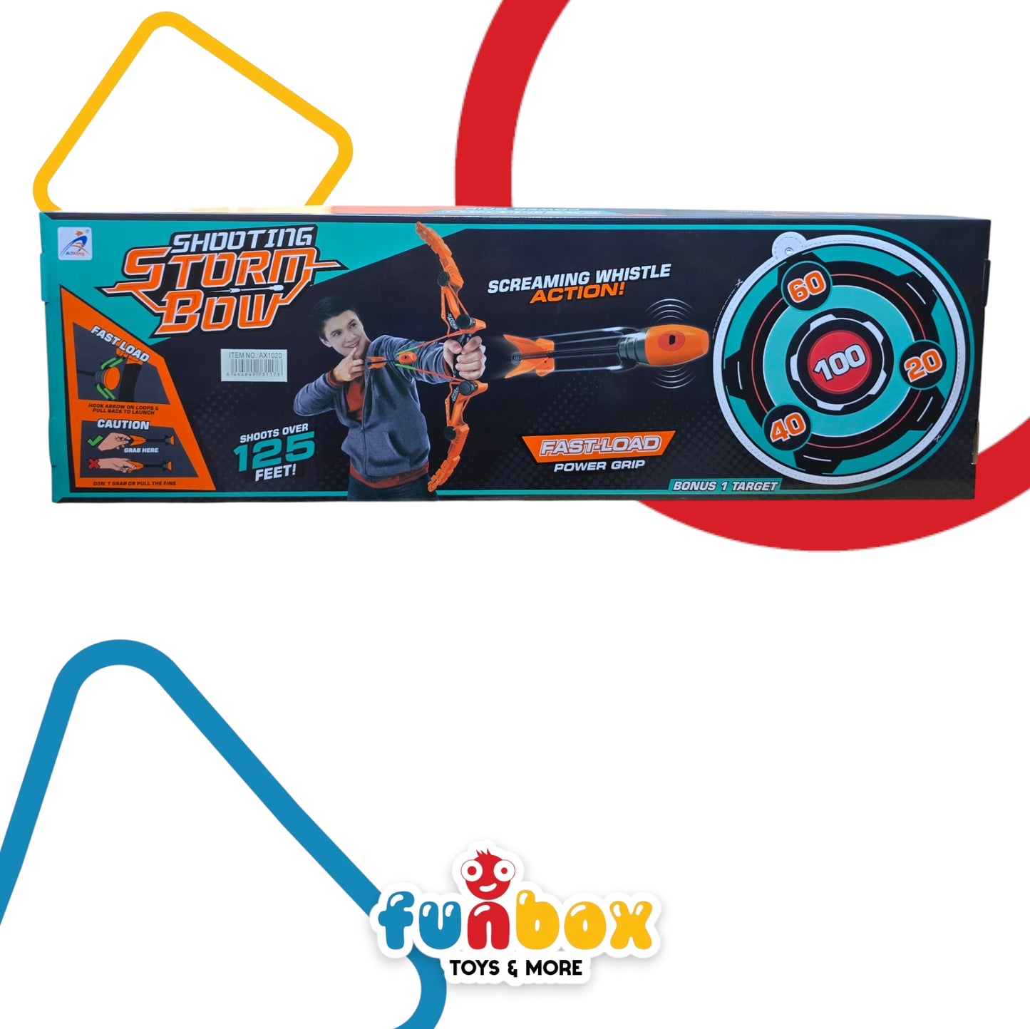 Storm Bow – High-Powered Shooting Toy with Bonus Target