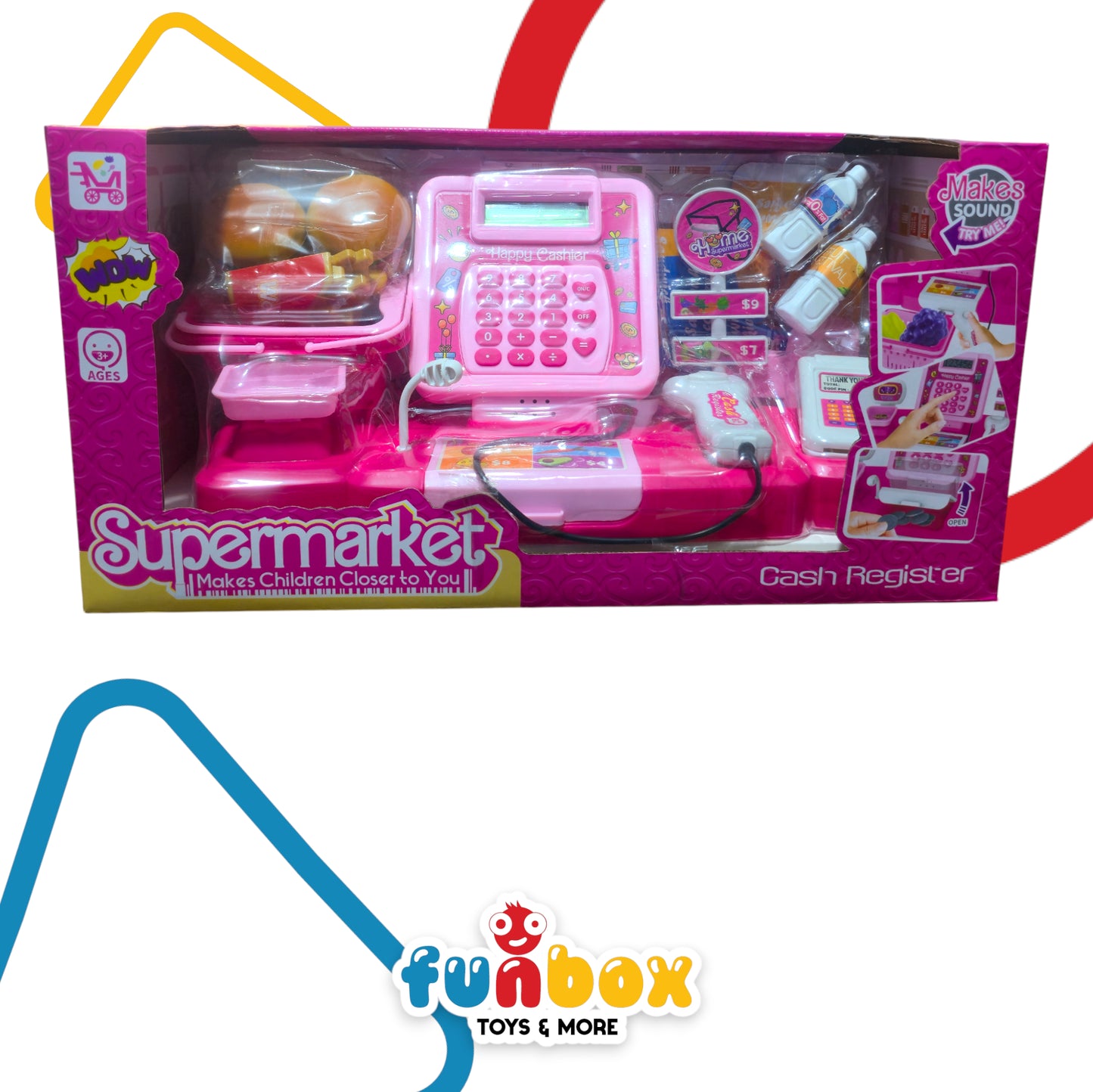 Supermarket Cash Register – Interactive Play Set with Sounds for Kids