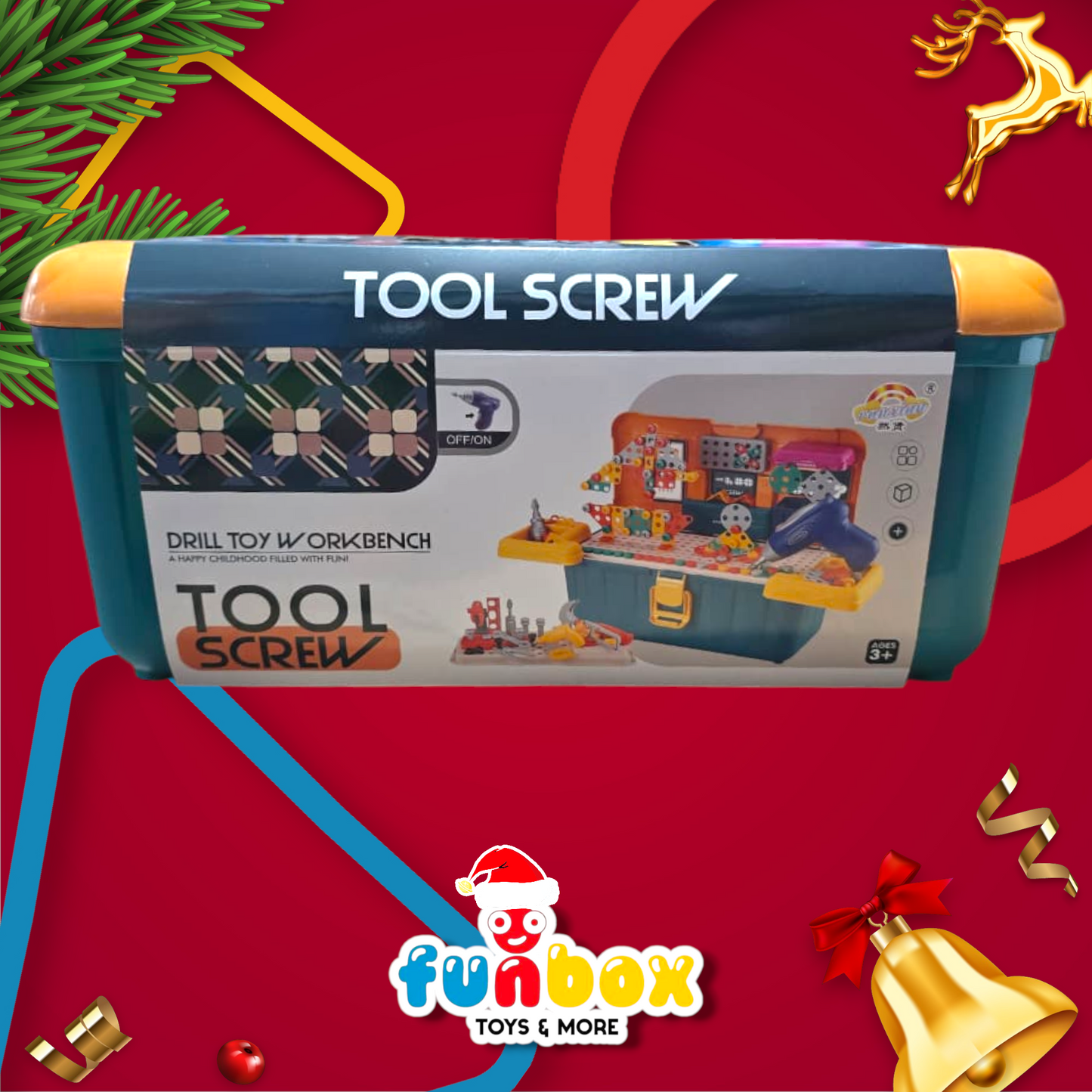 Tool Workbench with Drill – Creative Building Fun