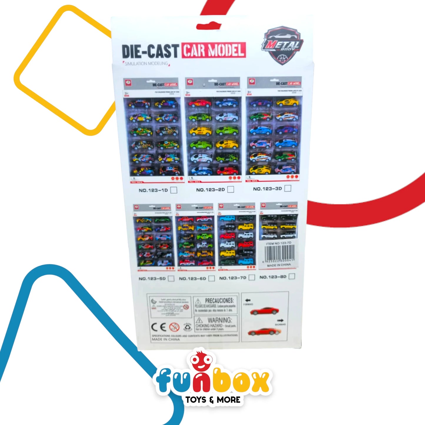 Die-Cast Car Model – Multi-Pack Collection for Racing Fun & Collectible Play