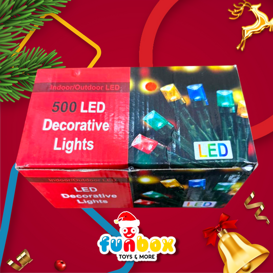500 LED Decorative Lights – Multicolor Magic for Every Space!