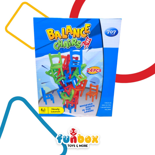 Stacking Chair –  707 Games Edition –  Balance & Precision Challenge