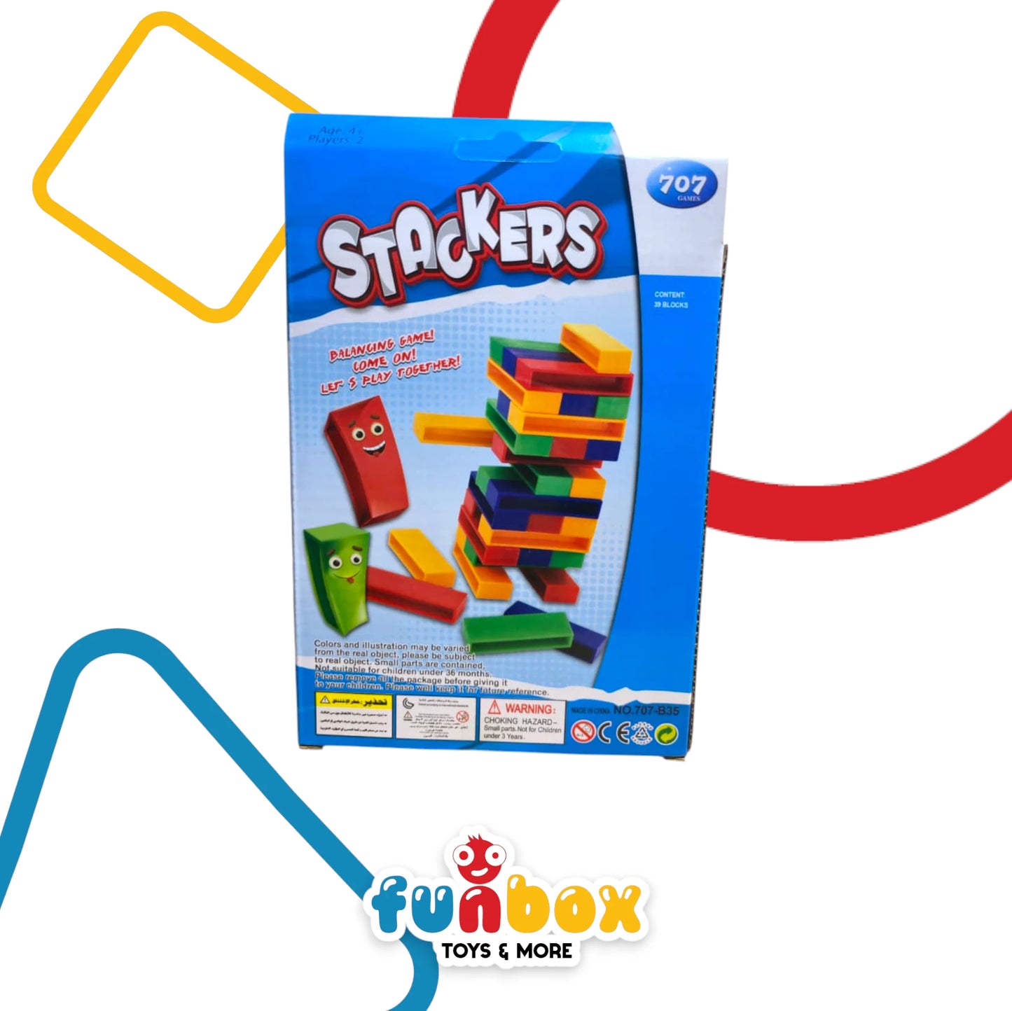 Stackers – 707 Games Edition for Creative Building & Playful Learning