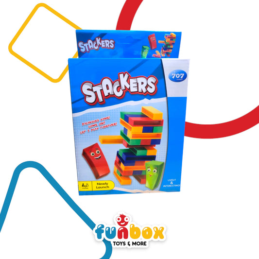 Stackers – 707 Games Edition for Creative Building & Playful Learning