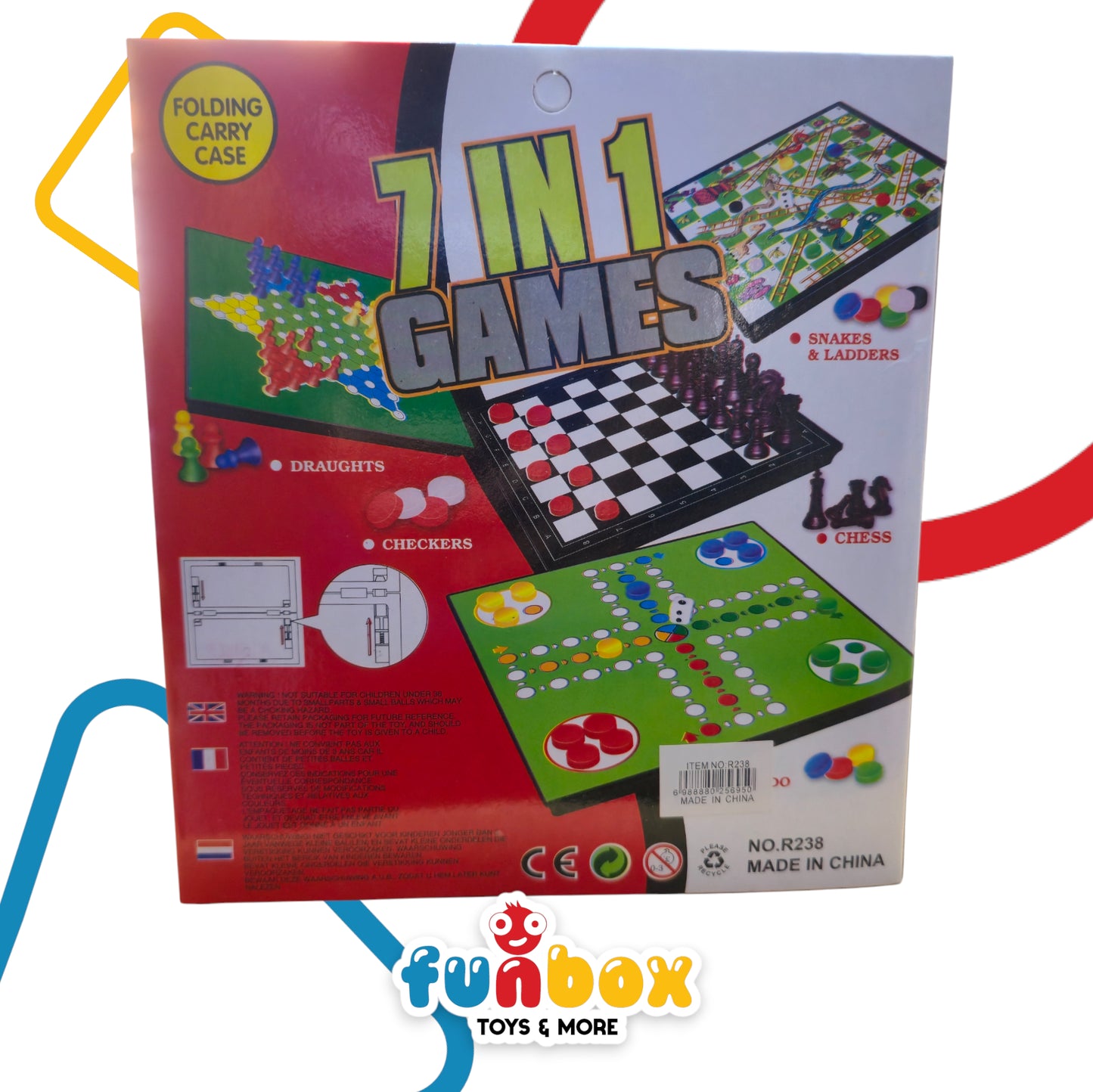 7 in 1 Game – Classic Board Game Collection