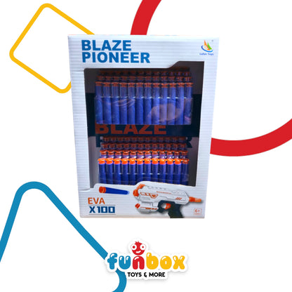 Blaze Pioneer – 100 Foam Bullet Refill Pack for Toy Blasters