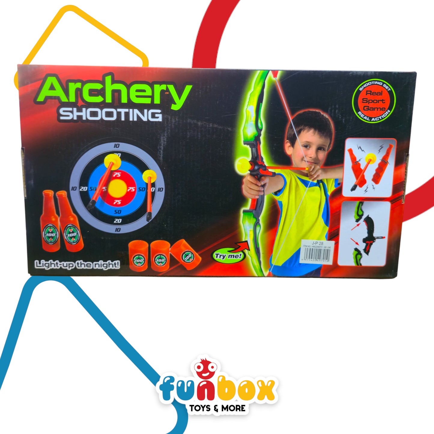 Archery Set – Light-Up Night Fun