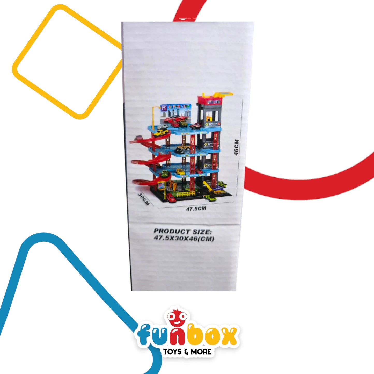 Large Parking Lot – Auto Building Deluxe Upgrade Set for Creative Play