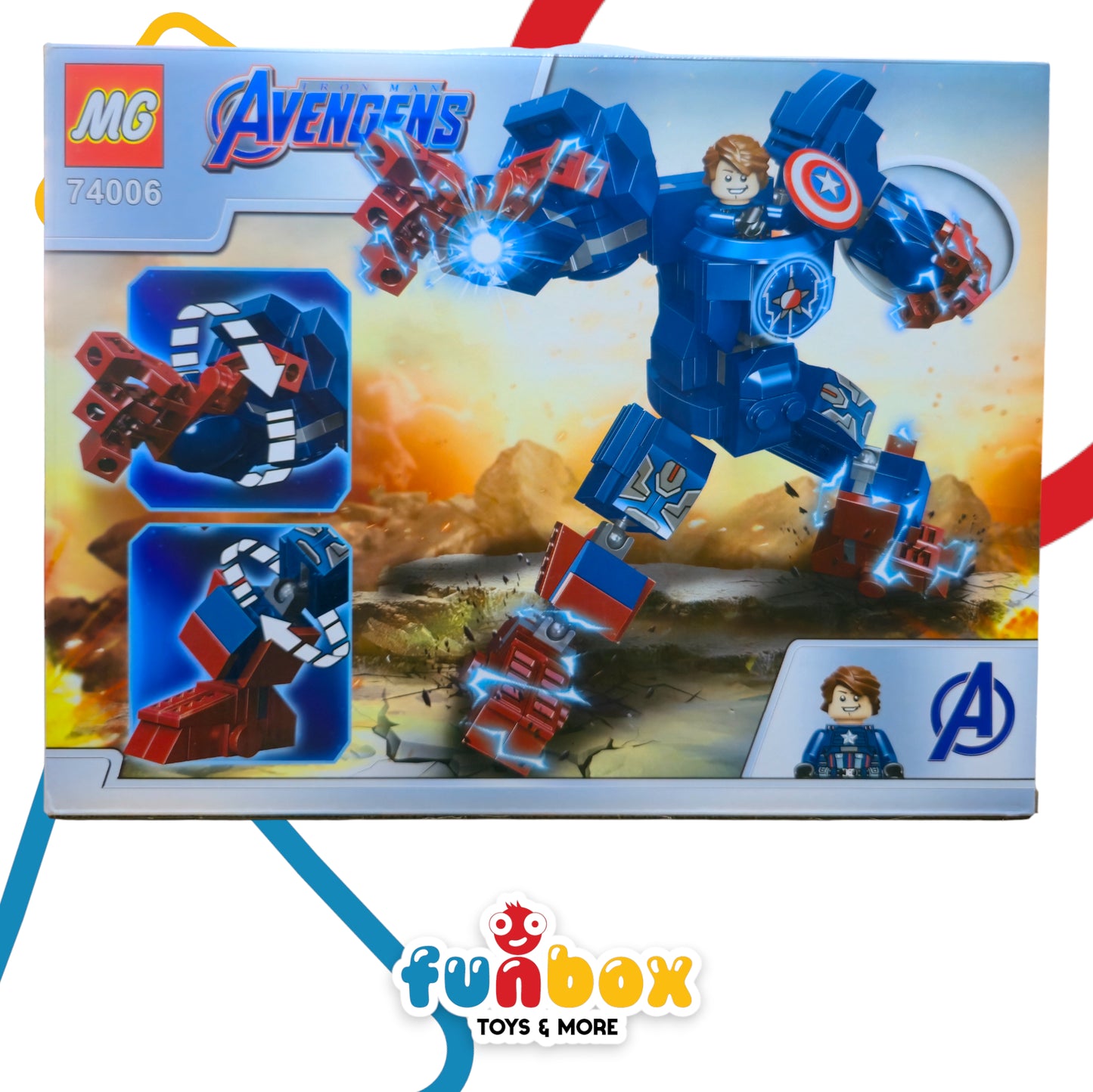 Avengers Robot Captain America – Build & Play Set