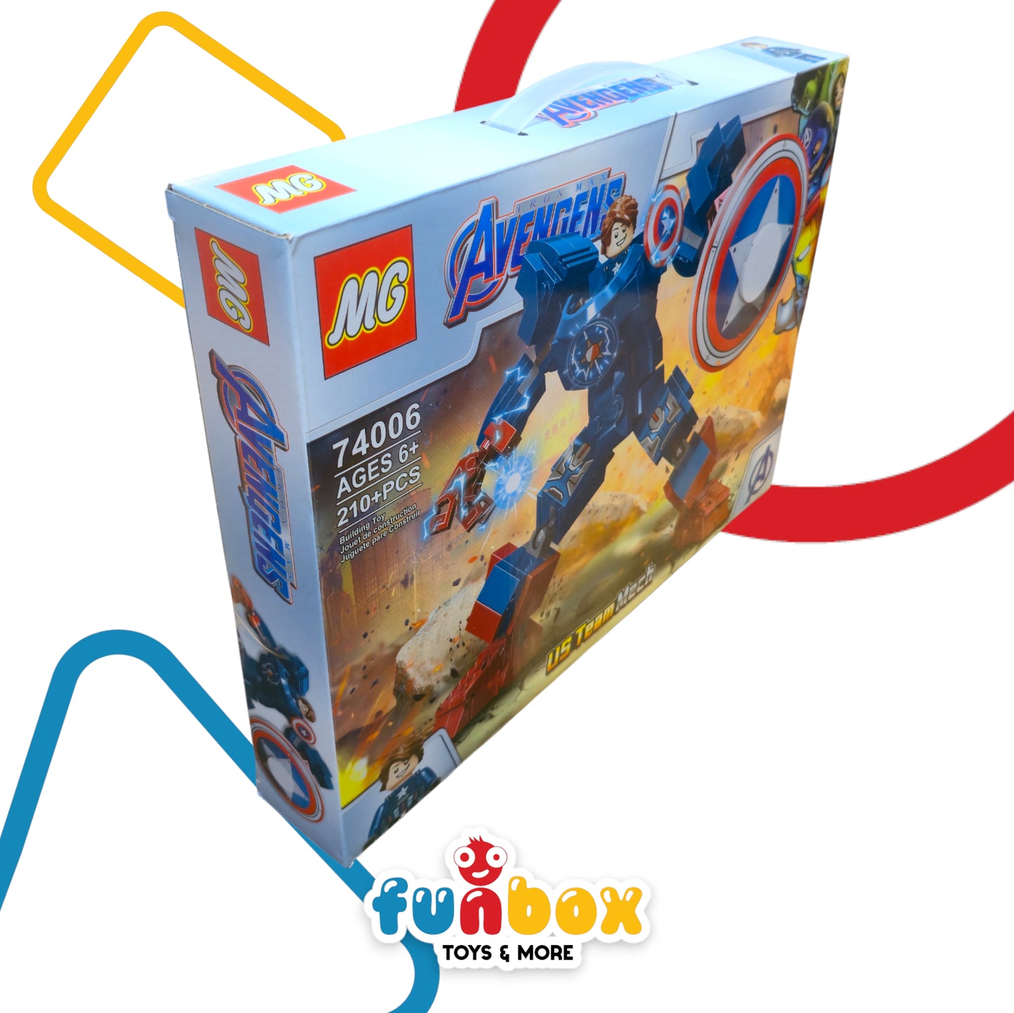 Avengers Robot Captain America – Build & Play Set