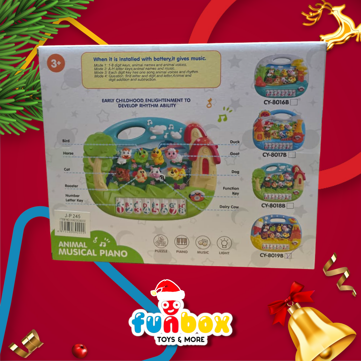 Musical Animal Piano – Light-Up Learning Fun