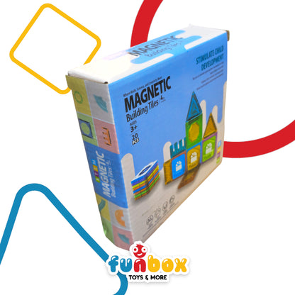 Magnetic Building Tiles – 20-Piece Creative Set