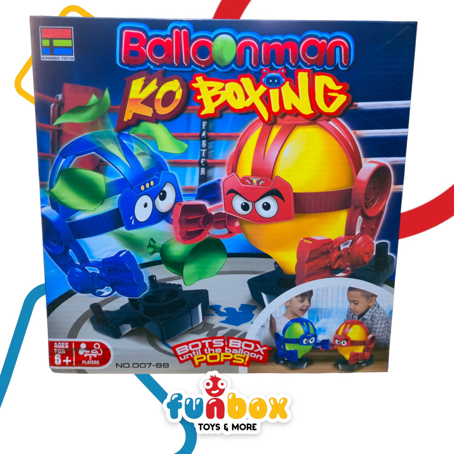 Balloon Man Boxing – 2-Player Pop Challenge