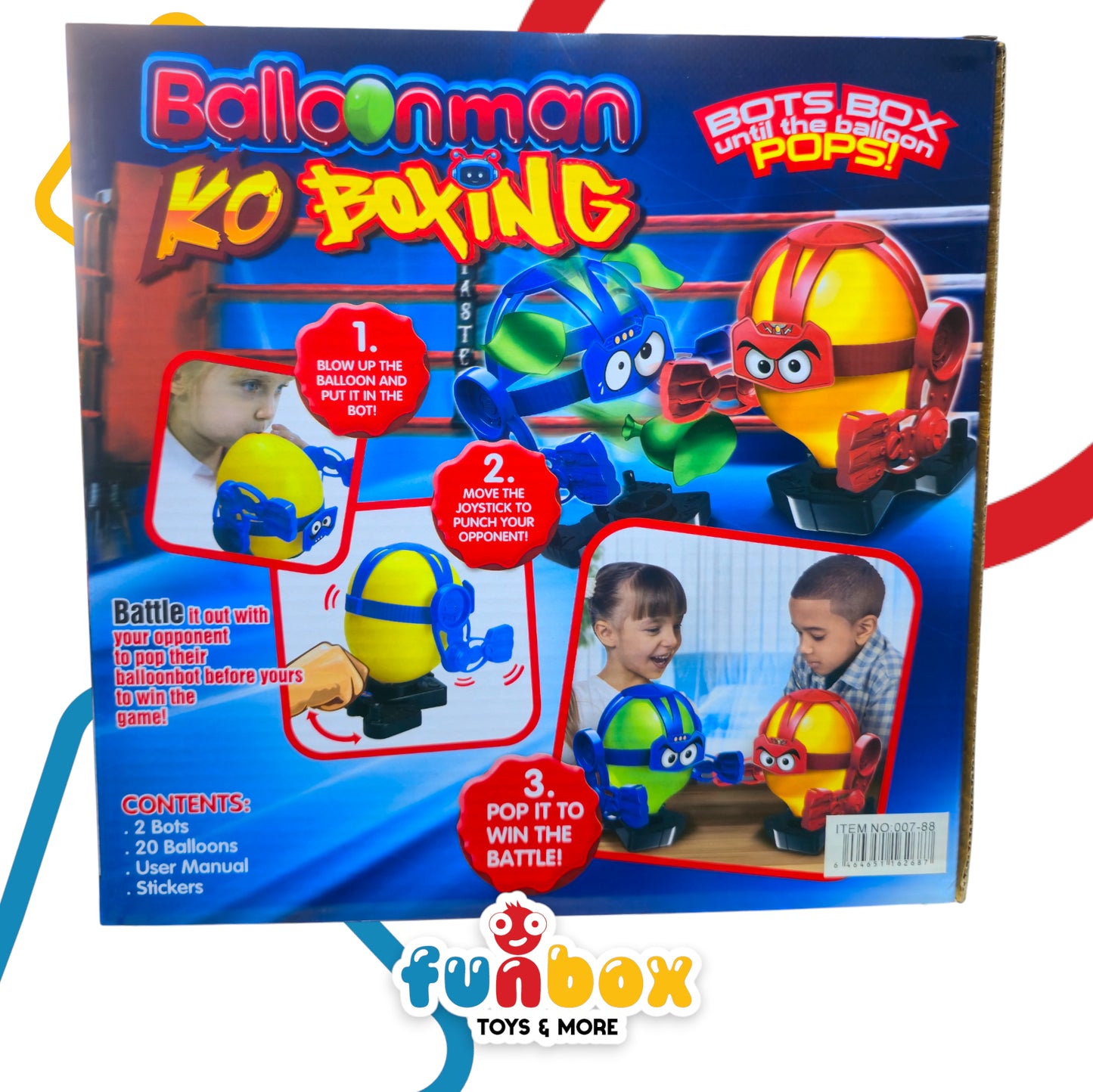 Balloon Man Boxing – 2-Player Pop Challenge
